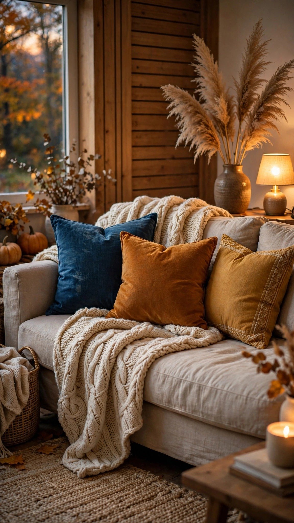 Blue fall decor idea 03