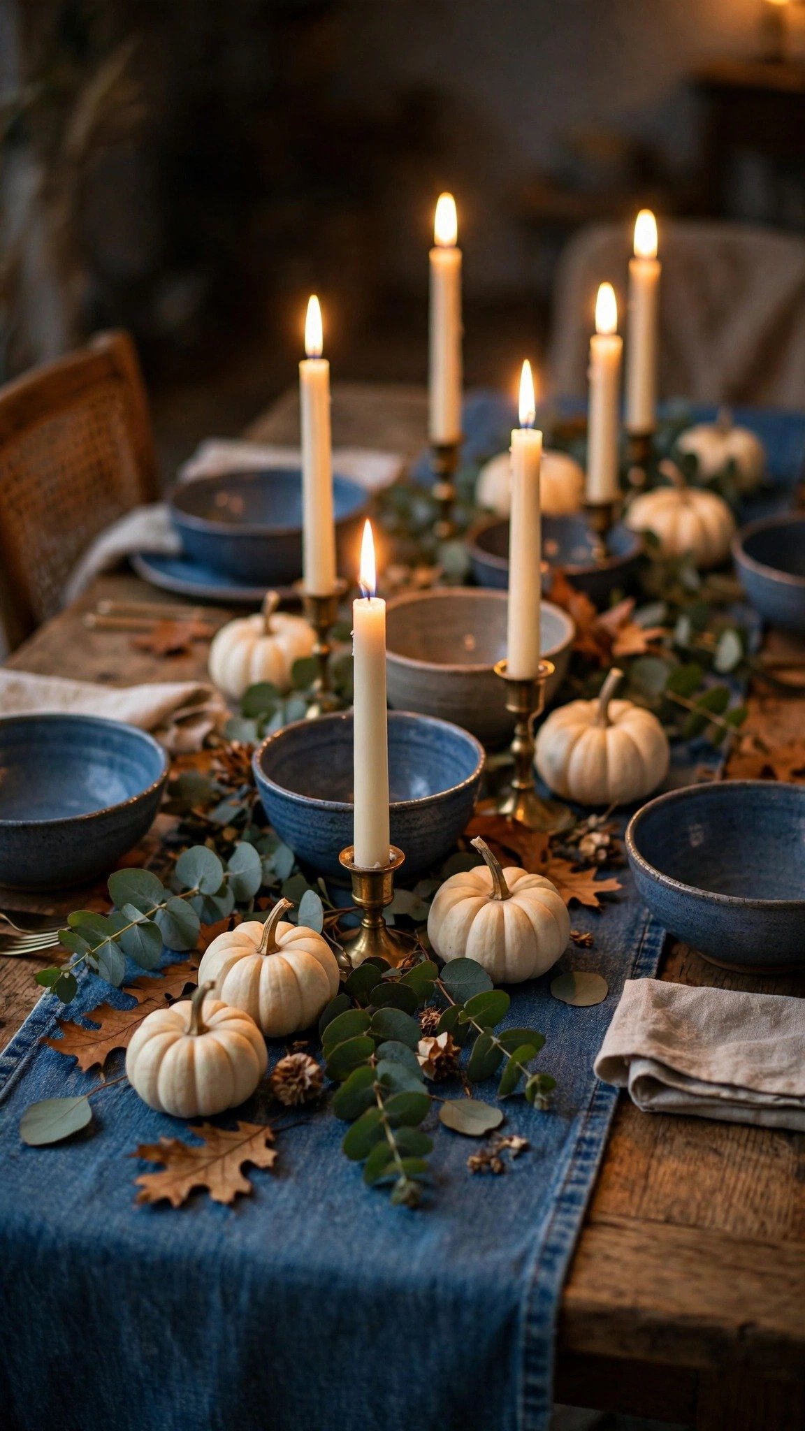 Blue fall decor idea 05