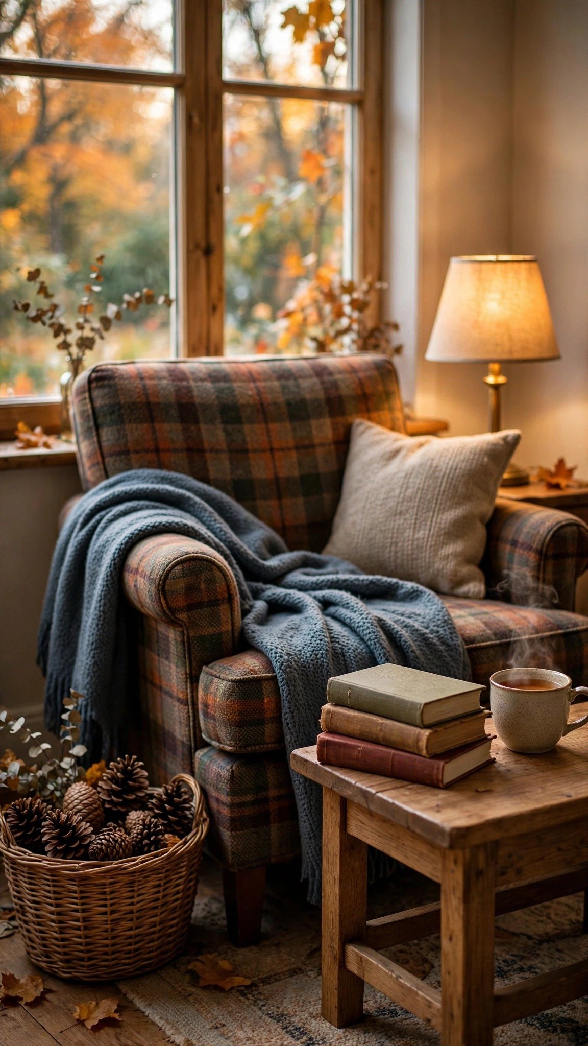 Blue fall decor idea 07
