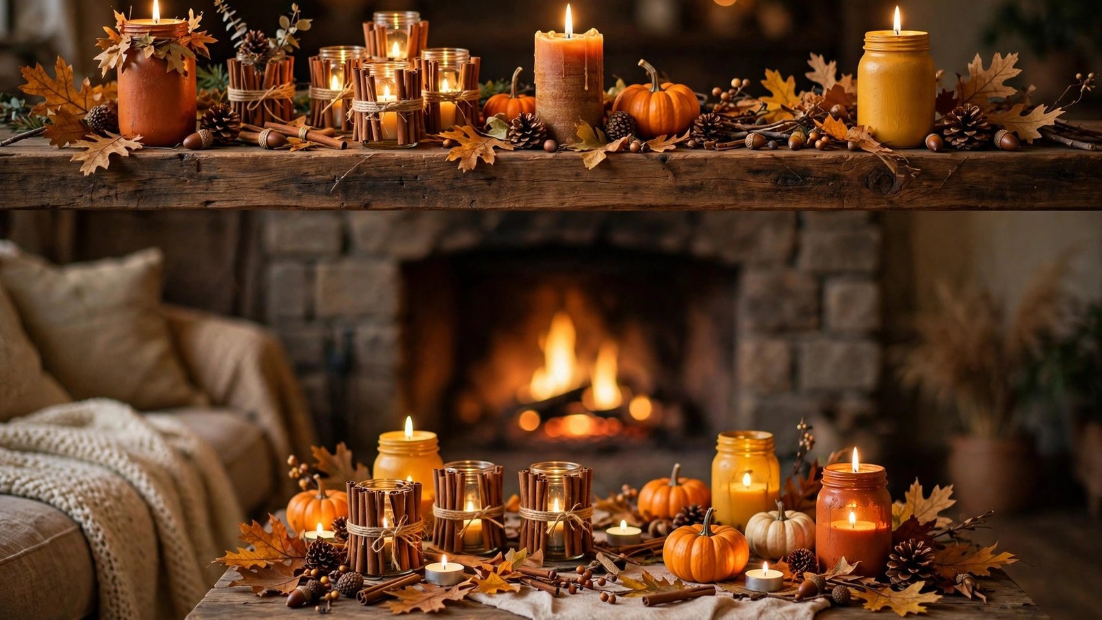 10 Fall Candle Craft Ideas That Fill Your Home With Autumn Warmth