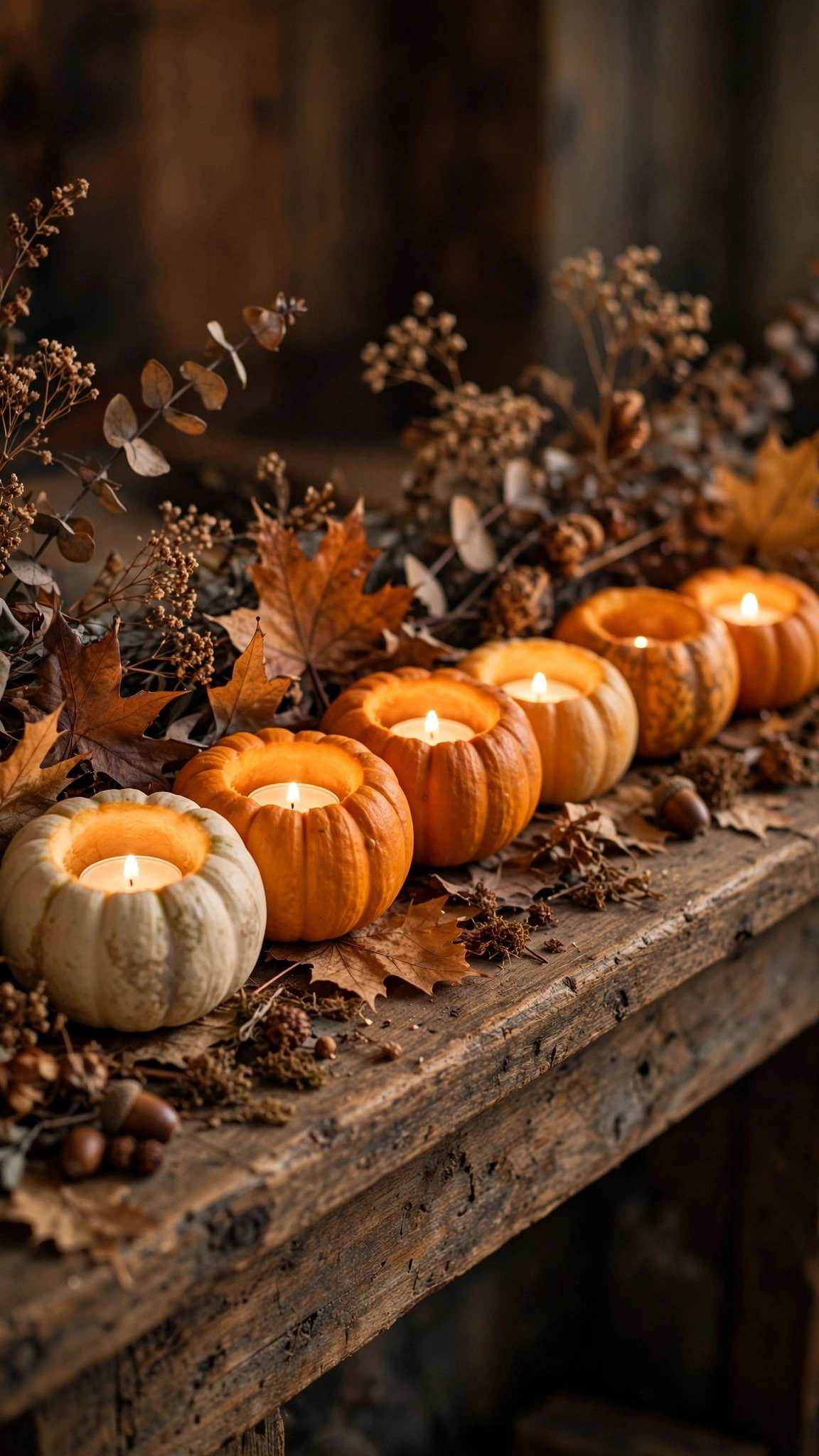 Fall candle craft idea 4