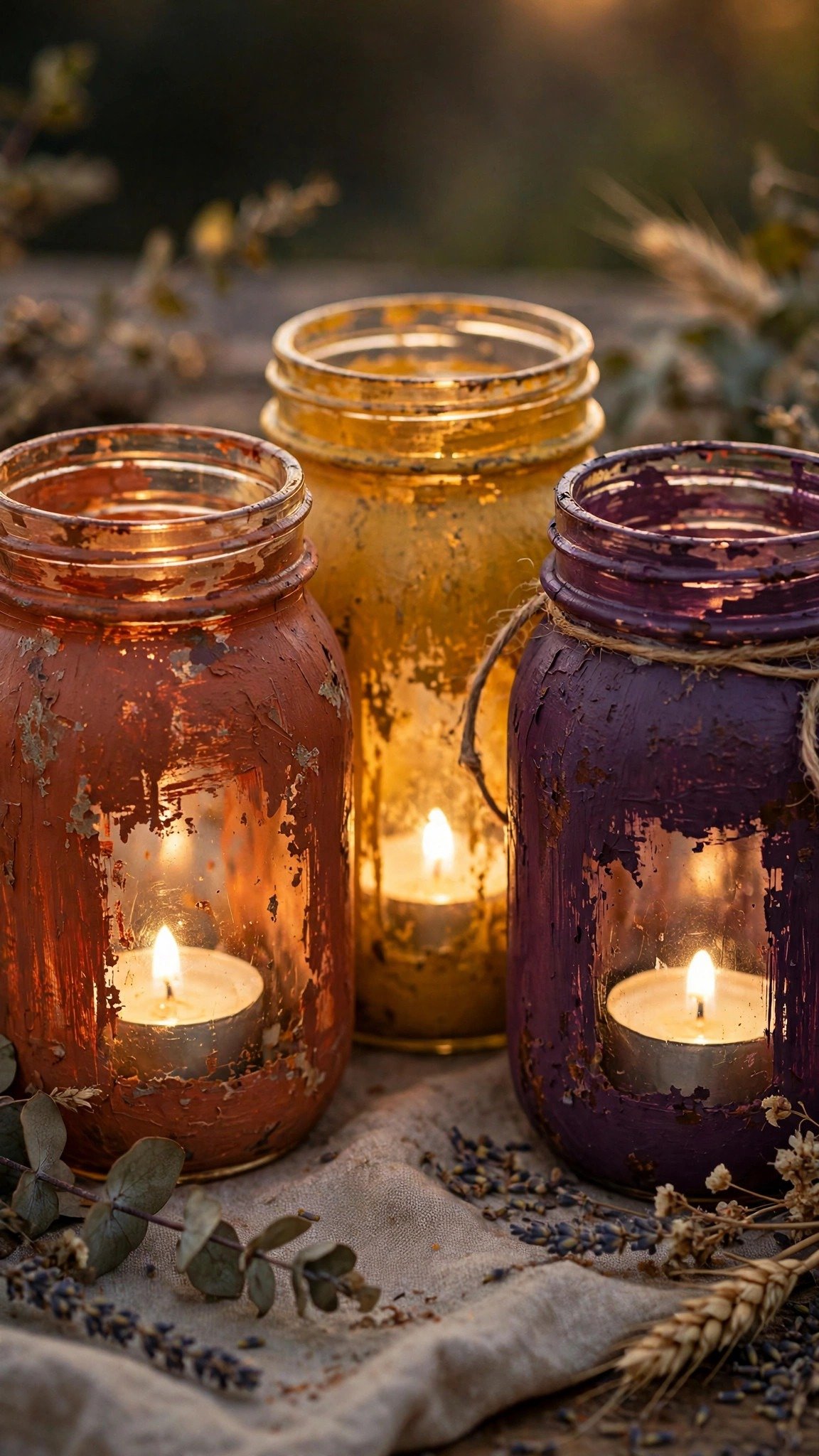 Fall candle craft idea 5