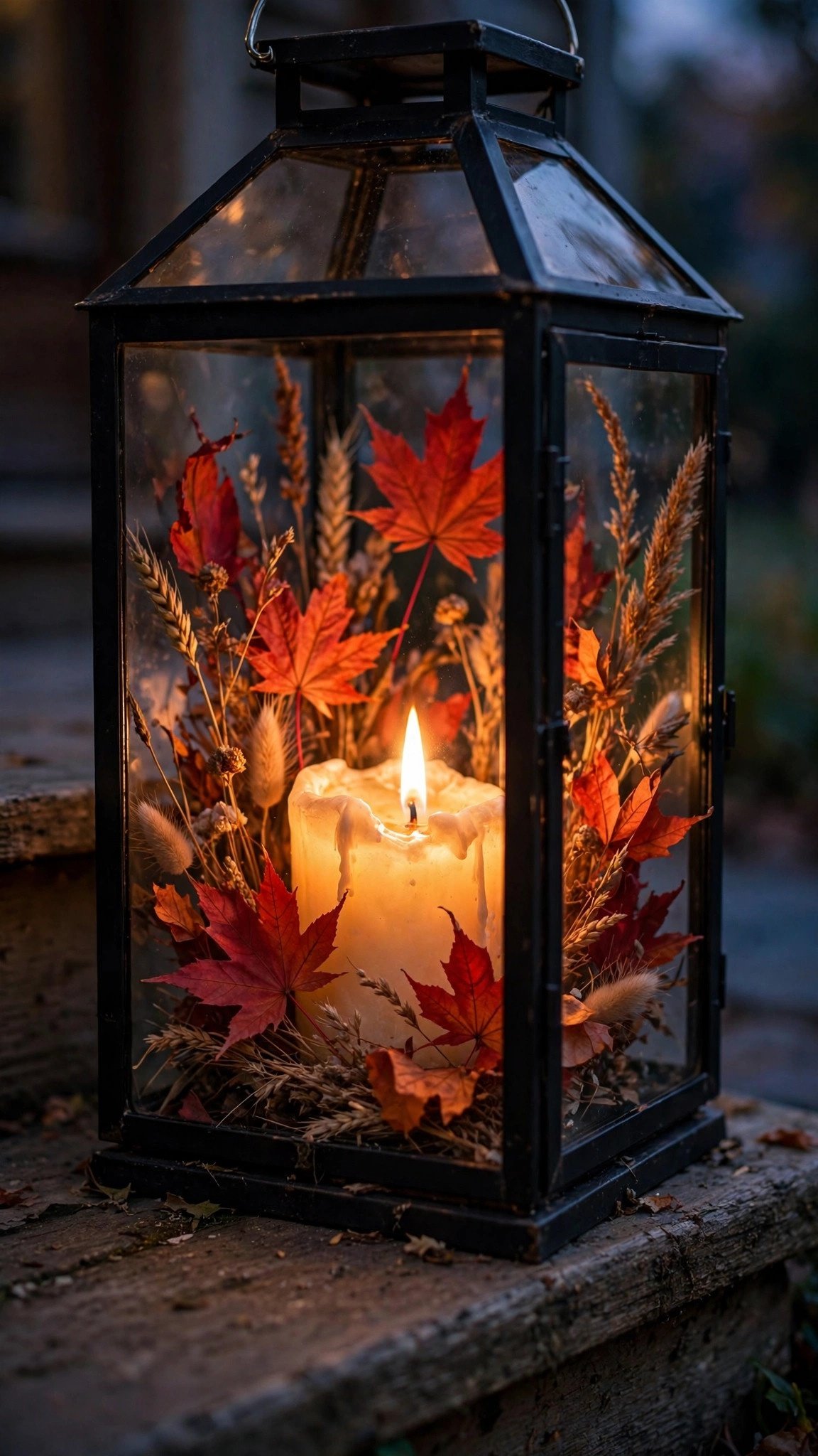 Fall candle craft idea 8