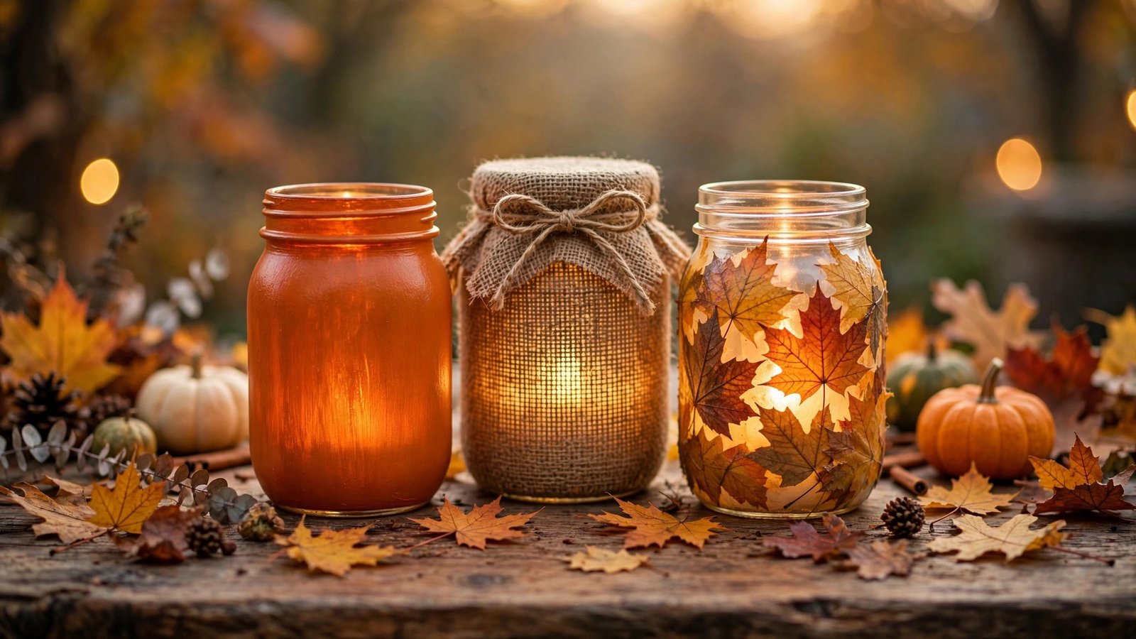 10 Fall Mason Jar Crafts That Add Cozy Autumn Charm to Your Home