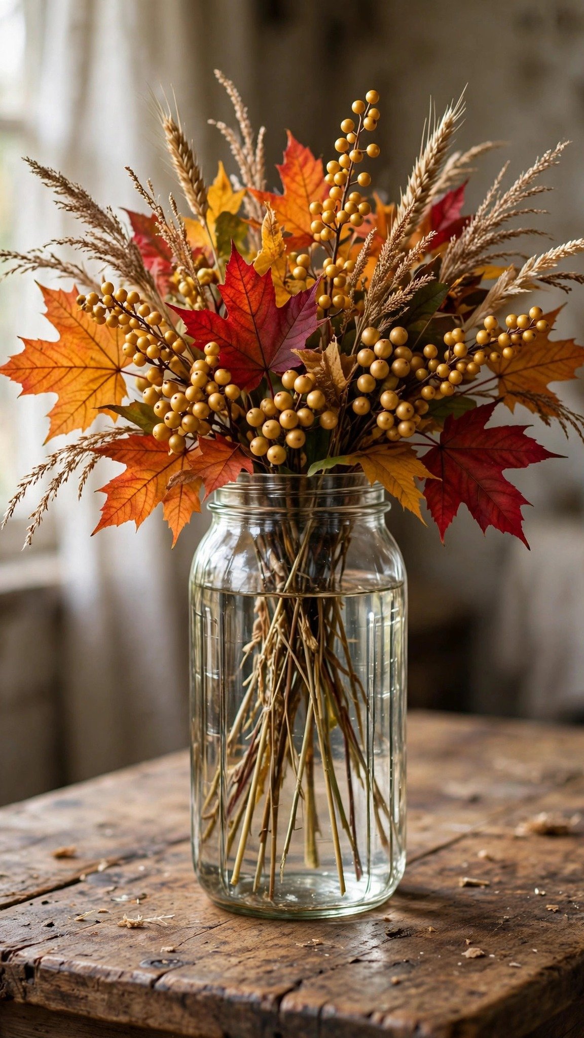 Fall mason jar craft idea 3