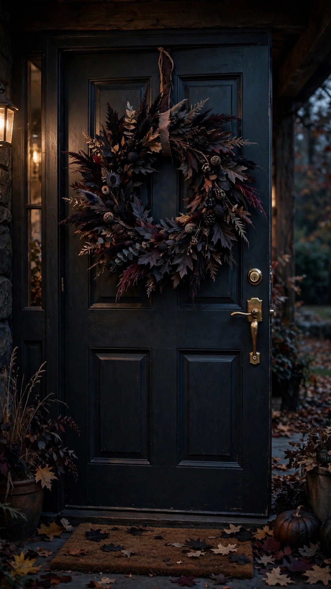 10 Moody Black Fall Decor Ideas for a Dark, Dramatic Autumn Home - Idea 2