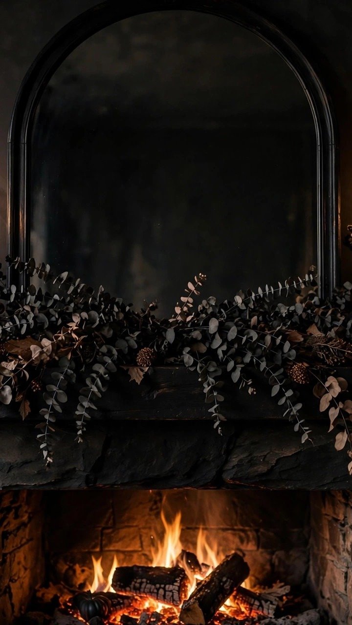 10 Moody Black Fall Decor Ideas for a Dark, Dramatic Autumn Home - Idea 5