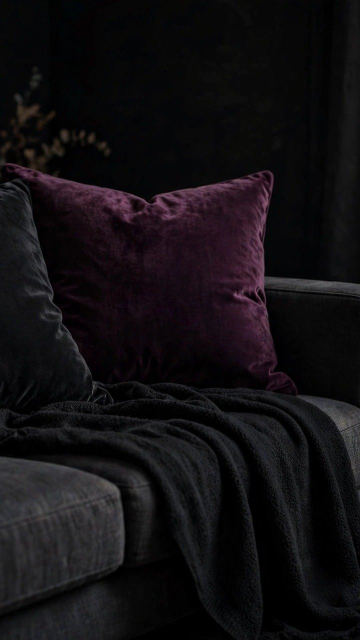 10 Moody Black Fall Decor Ideas for a Dark, Dramatic Autumn Home - Idea 6