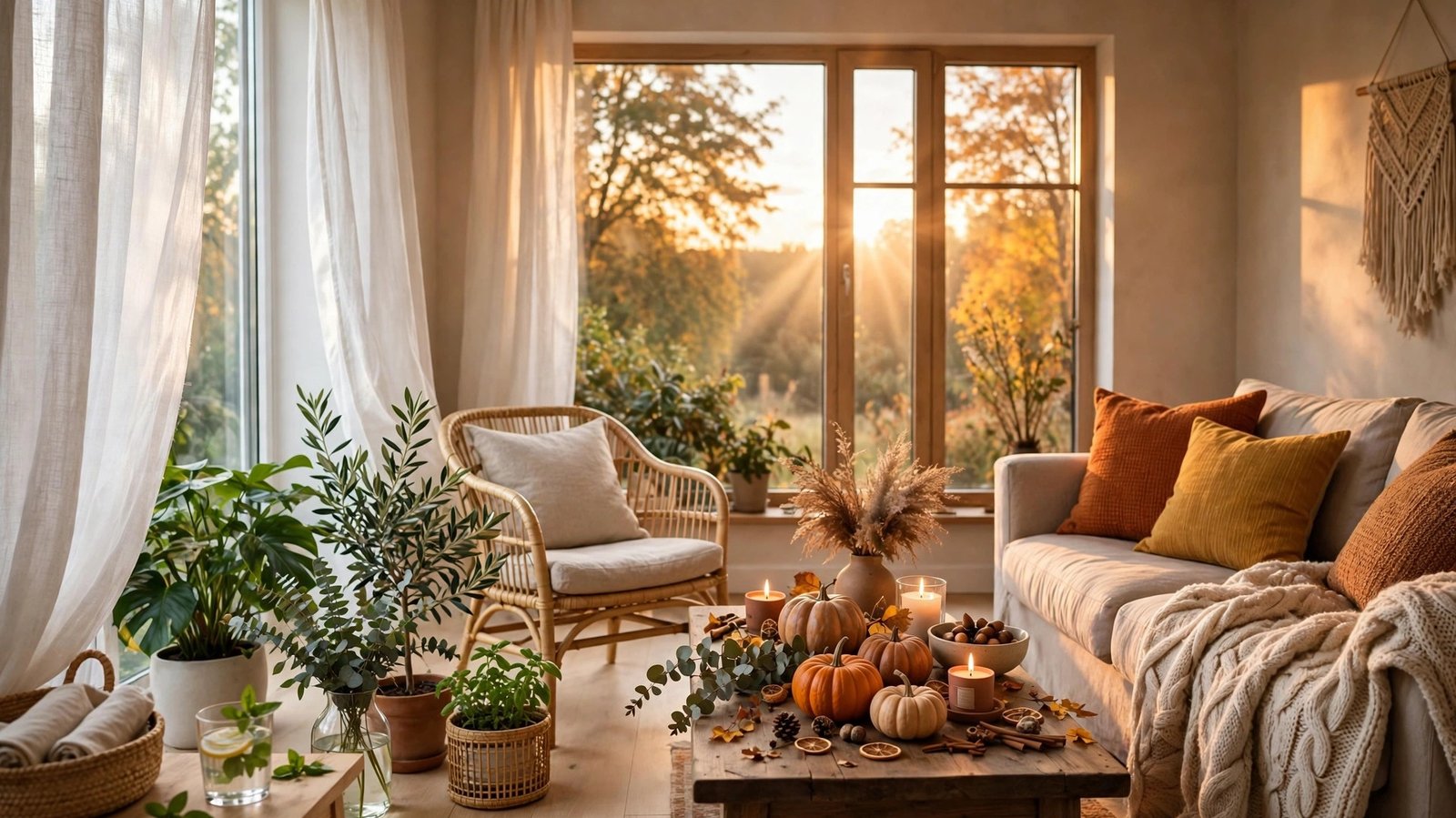 10 summer to fall decor swaps for a warm cozy autumn home