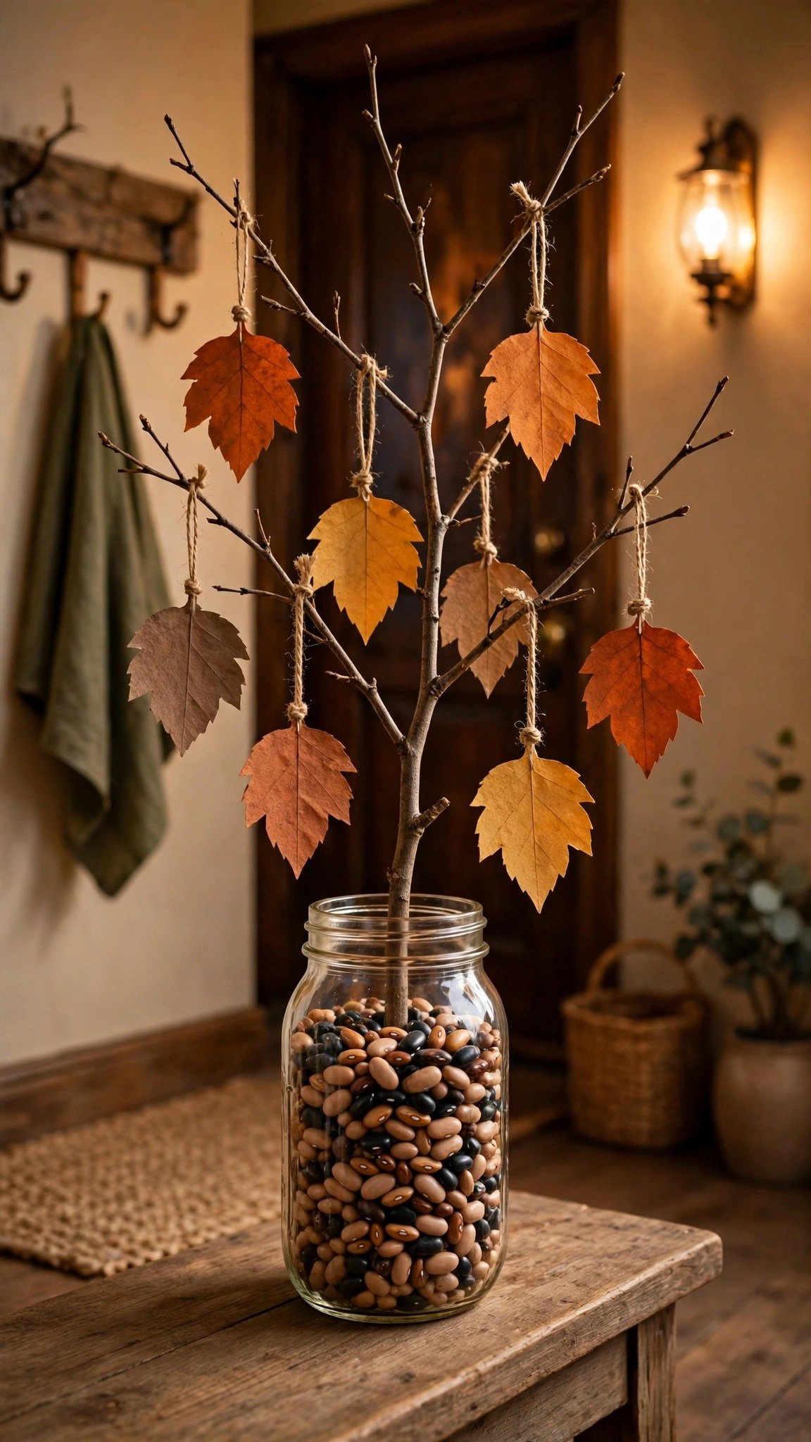 Thankful tree Thanksgiving display craft