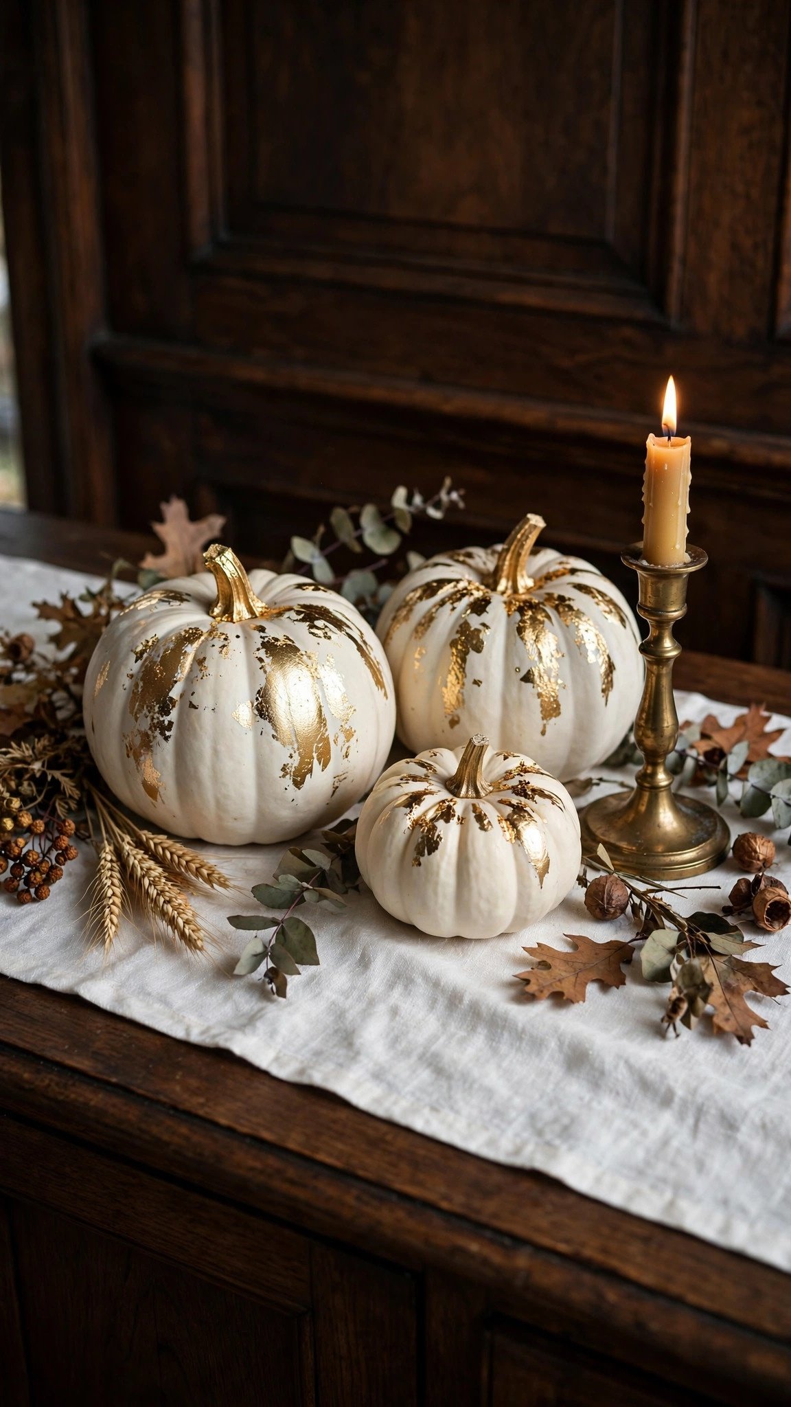 white fall decor idea 4