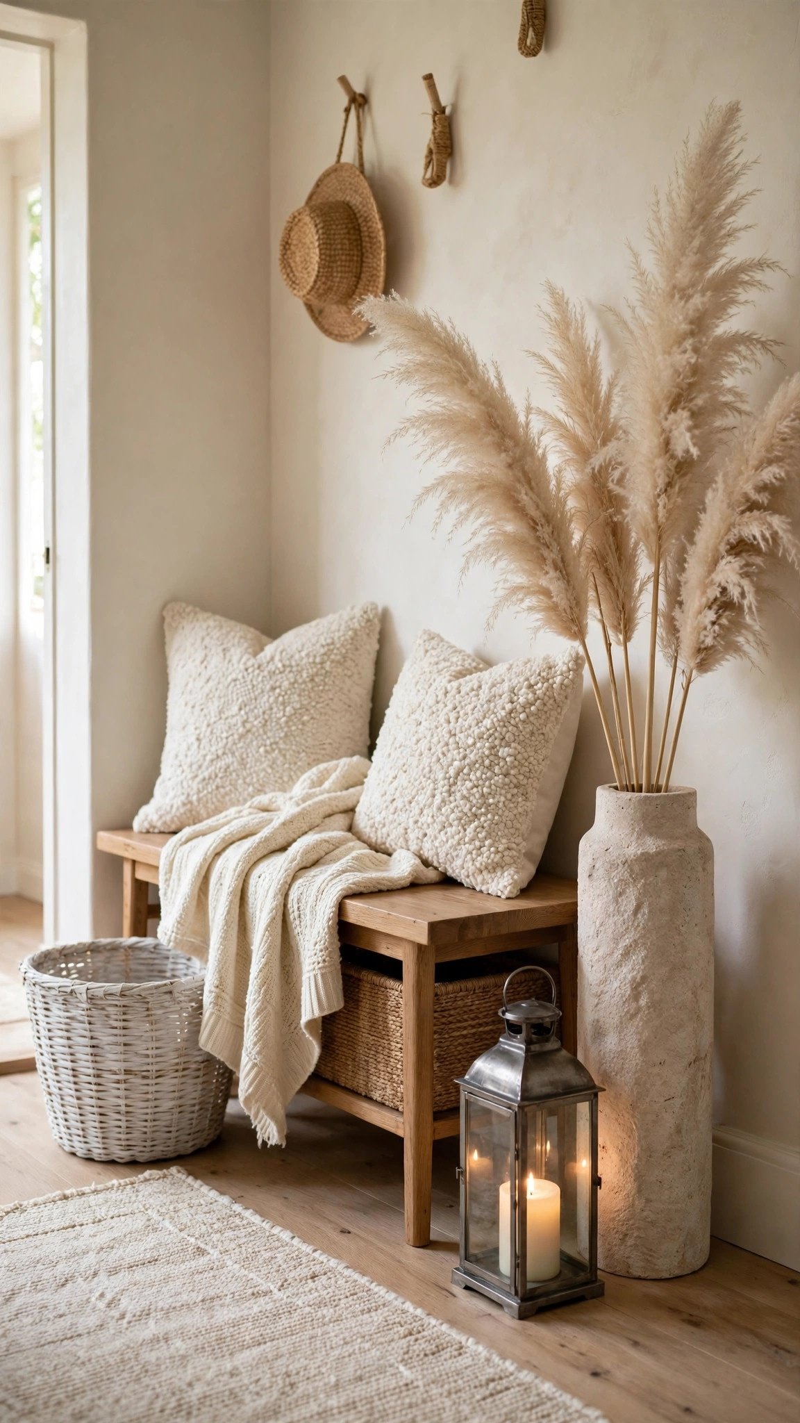 white fall decor idea 5