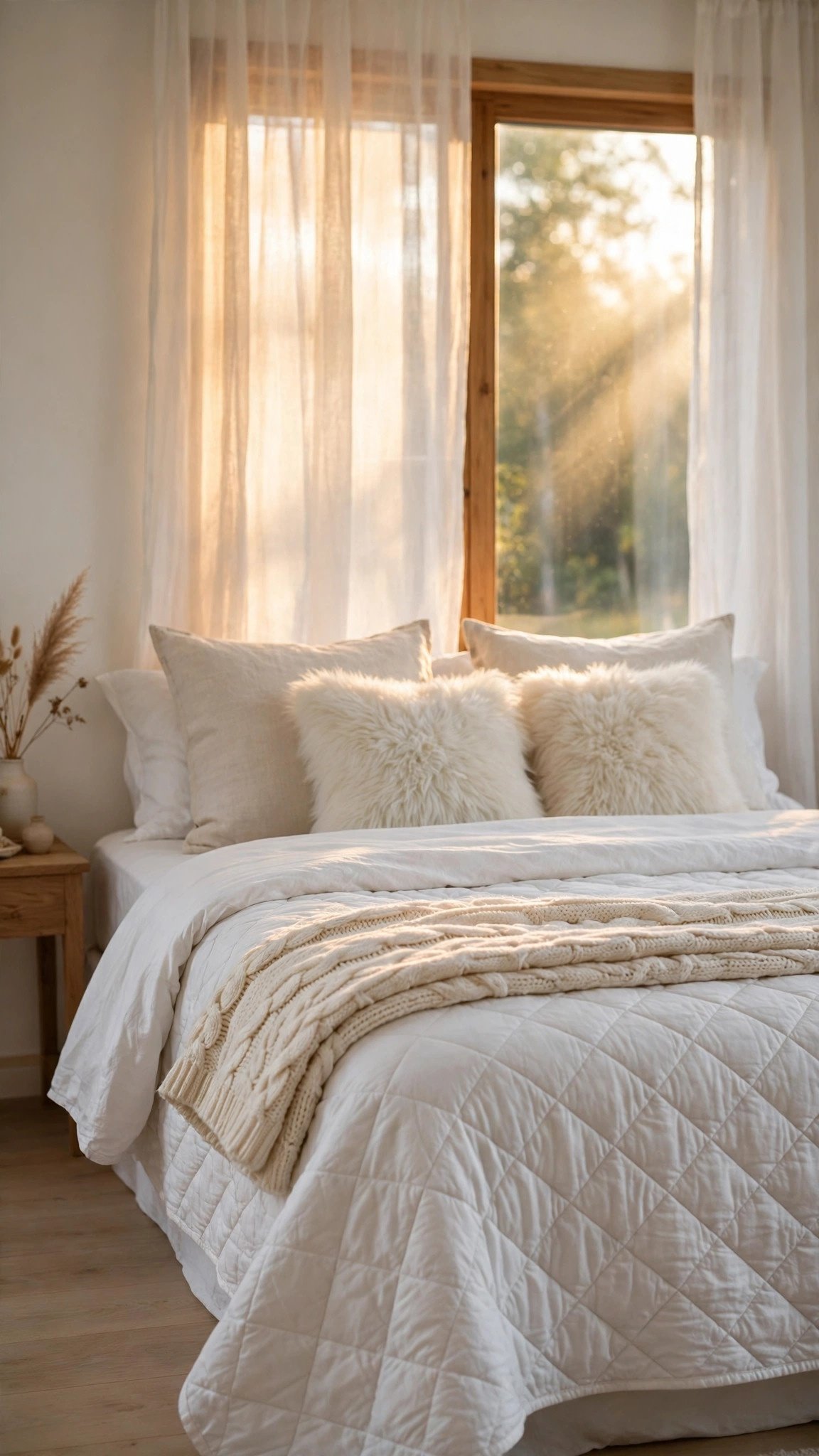white fall decor idea 6
